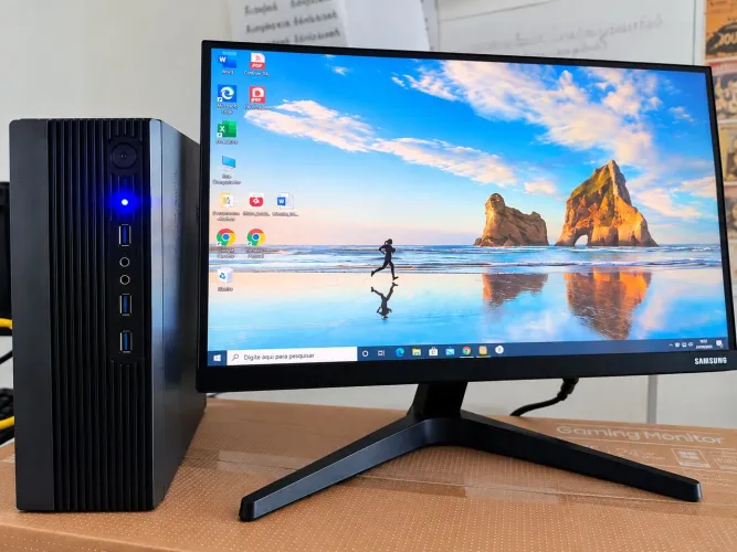 PC Completo Intel Core i5 4GB SSD 240GB + Monitor Samsung 24"
