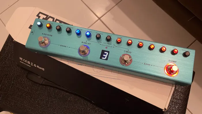 Pedal Guitarra Efeitos Tank G