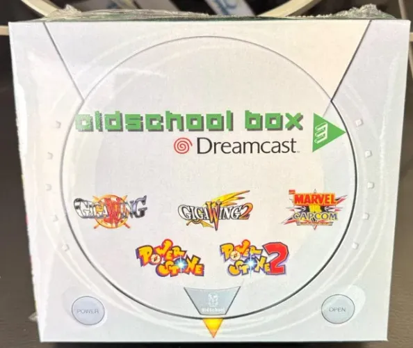 Box Oldschool Dreamcast - Giga Wing 1 e 2 + Power Stone + Marvel vs Capcom Lacrado