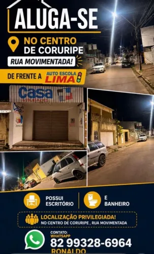 Alugo ponto comercial em coruripe 