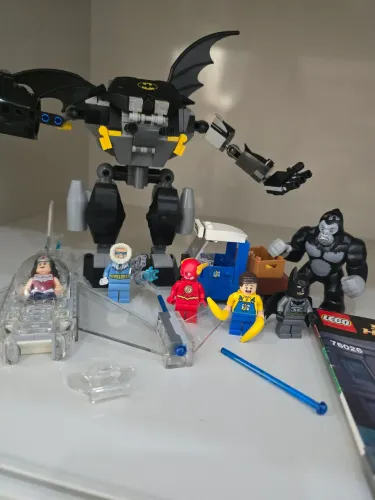 Lego super heros dc comics batman mulher maravilha e flash antigo e raro