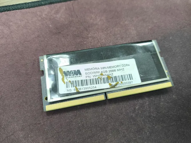 Memória ram sodimm DDR4 4gb 2666 MHZ