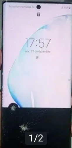 Samsung Note 10 plus com defeito