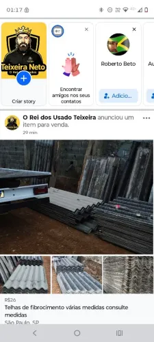 Telhas fibrocimento