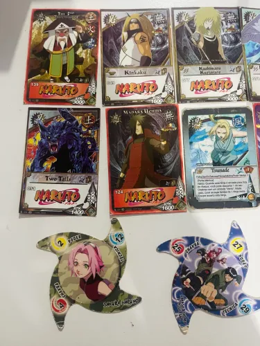 Lote de Cartas cards Naruto - Coleção Antiga