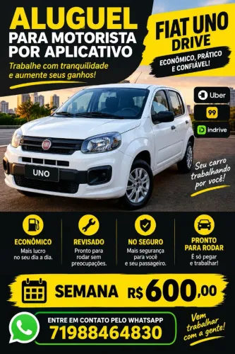Fiat Uno Drive 1.0 Flex 6V 5P 2020