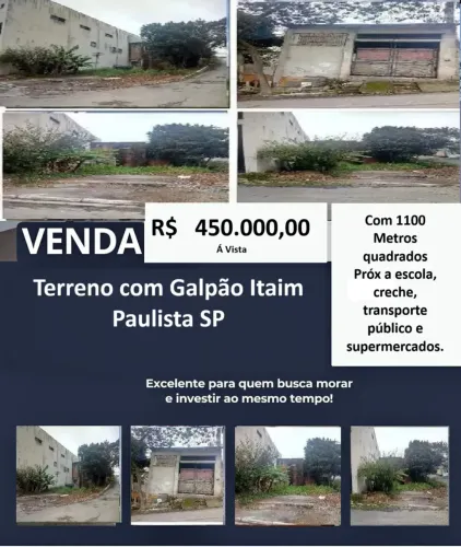 Imóvel para venda possui 1100 metros quadrados com 1 quarto em Jardim Indaiá - São Paulo -
