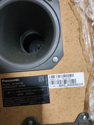 Subwoofer ativo Panasonic SB wa730