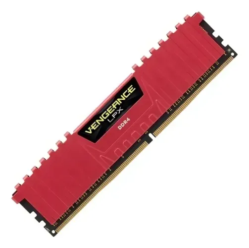 MEMORIA RAM DDR4 CORSAIR VENGEANCE 2X 8GB LPX VERMELHA