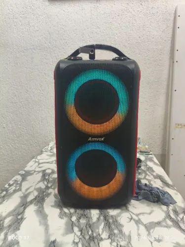 Caixa de som amvox 600 rms