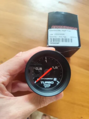 Manômetro Cronomac 2kg Turbo Novo