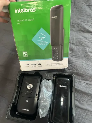 Fechadura Digital de Sobrepor com Senha FR 10 Preto Intelbras