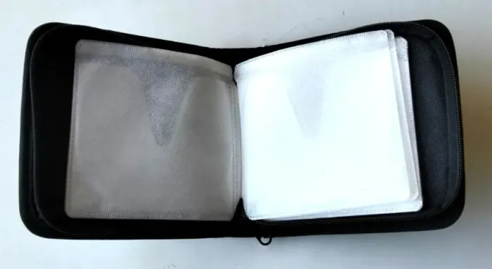 Case Estojo Porta Cd Dvd - Espaço para 20 Mídias - Usado