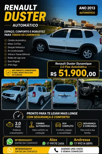 Renault Duster Dynamique 2.0 Hi-flex 16V Aut. 2013