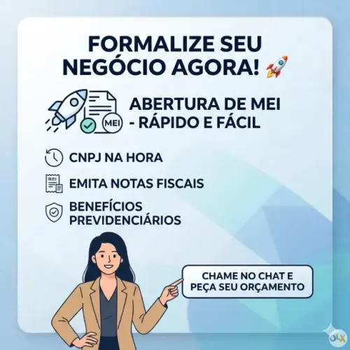 Assessoria para abertura de CNPJ MEI