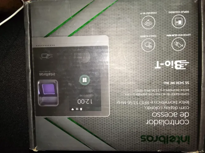 Controlador de acesso Intelbras RF1D 13,56 MHZ SS 3430 MF BIO