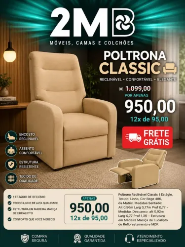 Poltrona do Papai Poltrona Reclinável