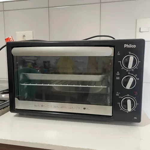 Forno elétrico preto Philco 36L
