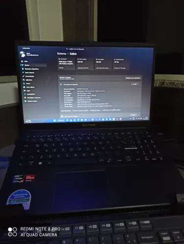 Notebook Asus Ryzen 5 SSD + Placa de video AMD