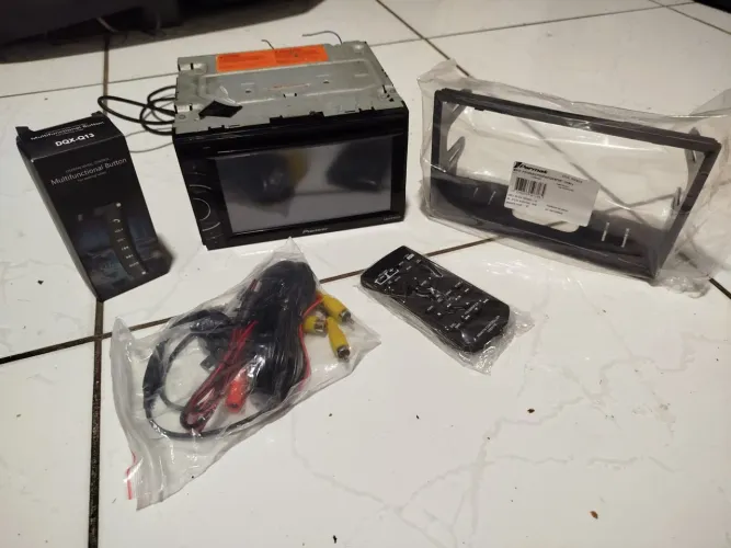 Pioneer 2 Din AVH-X1680DVD+ moldura 2 Din+ câmera ré Full HD+controle+ controle volante