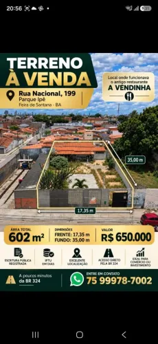Vendo Terreno com estrutura