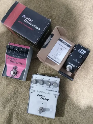 Distortion Landscape BRD2 + Delay landscape EDY1 + M VAVE ABY Seletor