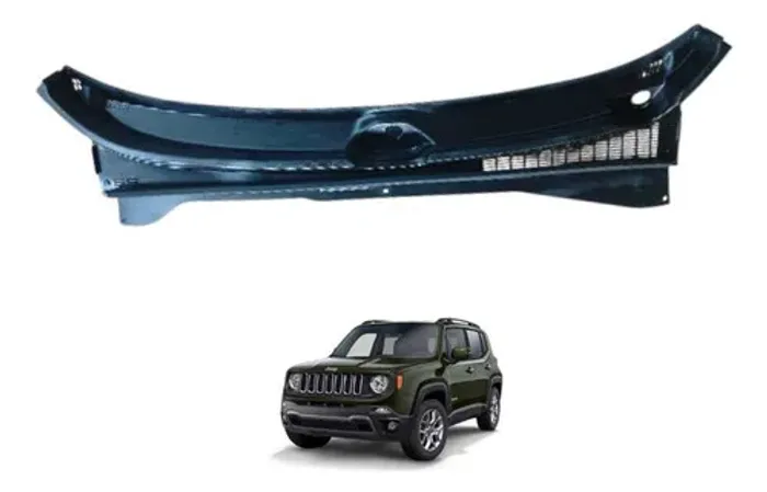 Grade Churrasqueira Jeep Renegade 2015 16 17 18 19 20 2021 Preto Pintura Comum