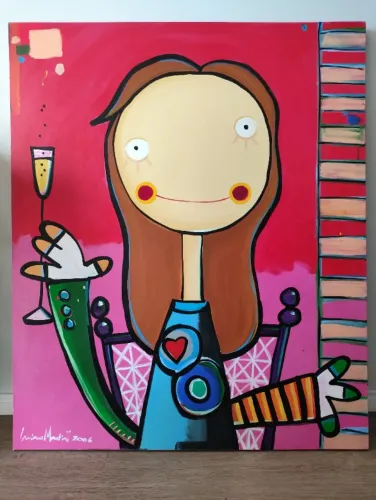 Quadro Pintura: Tela Original do artista Luciano Martins