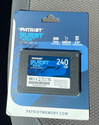 SSD PATRIOT 240GB (novo lacrado)