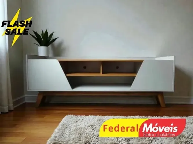 Rack até 65" OFF WHITE CAMPEÃO EM VENDAS