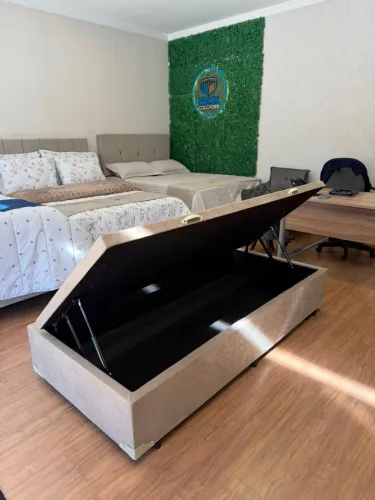 Base box baú solteiro direto da fábrica! Frete grátis