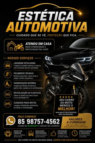 LAVAGEM E ESTETICA AUTOMOTIVA 