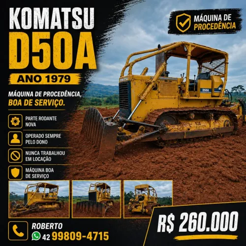 Trator de esteira Komatsu D50