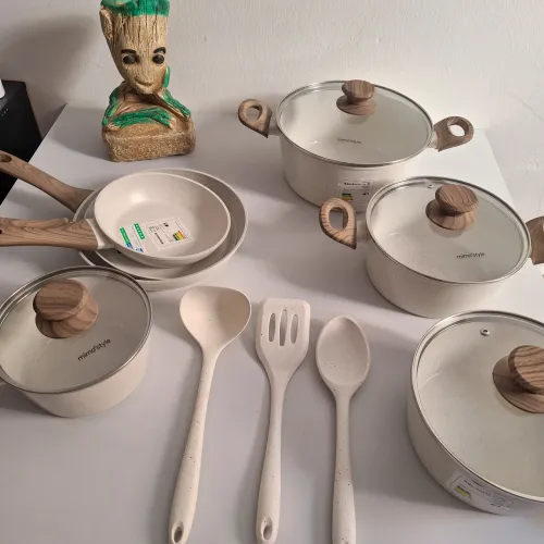 Conjunto De Panelas Com 10 Peças Cook Marmol Mimo - NOVO 
