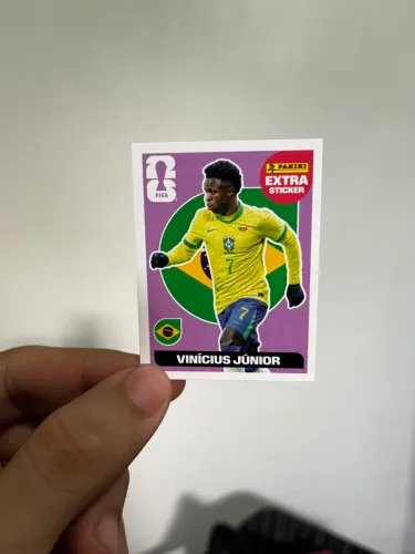 Figurinha Vinícius júnior lilás - Original 