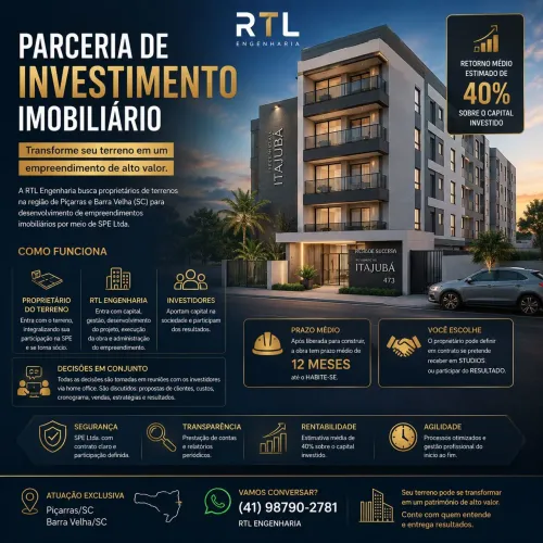 Parcerias aptos balneário Piçarras e itajuba