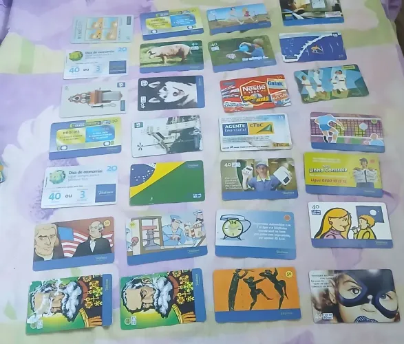 Cartões telefônicos colecionadores