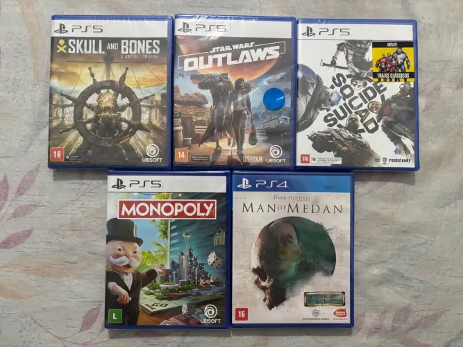 Jogos de PS4 e PS5 (Novos / Lacrados)