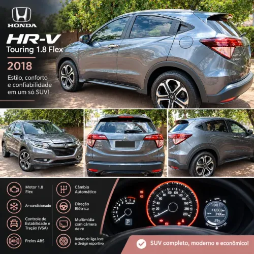 Honda HR-V Touring 1.8 Flexone 16V 5P Aut. 2018