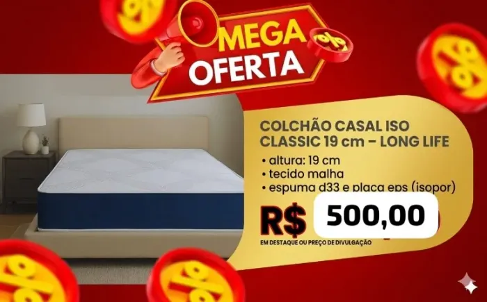 Colchão casal d33