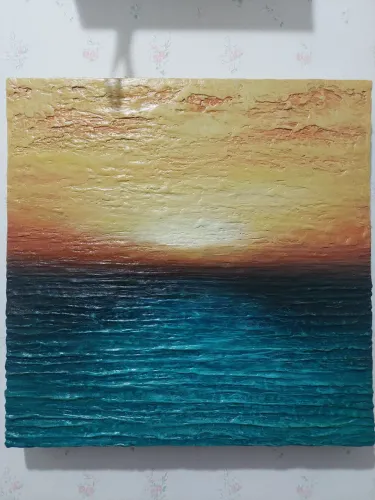 Imperdível!!! Quadro Decorativo Pôr do Sol 