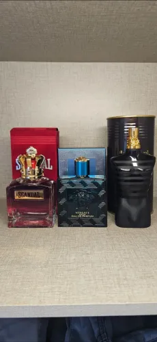 Scandal 150ml + Versace Eros EDP 100ml + Le Male Le Parfum 125ml 
