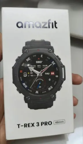 Smartwatch amazfit t rex três pró 48 mm