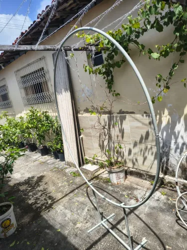 Arco redondo reforçado pintado anti ferrugem