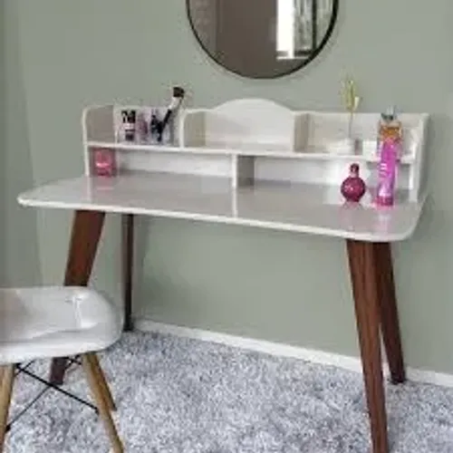 Escrivaninha Sofia Off White.Cedro Artely - Entrega Rápida!