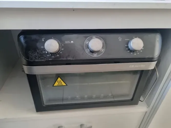 Armários de Cozinha + Pia + Cooktop Atlas U.Top 4 + Air Forno Elétrico, Fritadeira e Fryer
