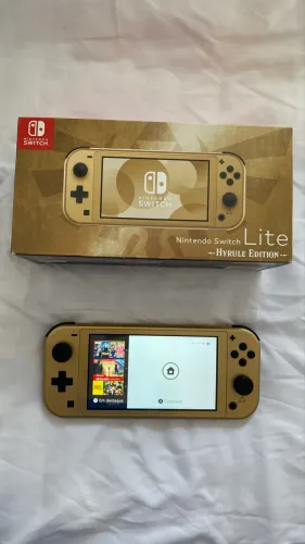 Nintendo Switch Lite Hyrule Edition - Estado de Novo