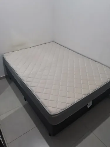 Cama de casal ortobom com base