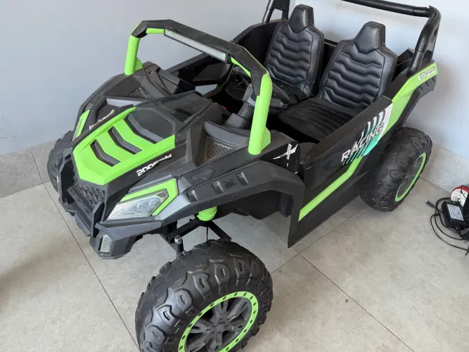 Carrinho Elétrico Infantil 12V Off-Road 2 Lugares - Bateria Recarregável