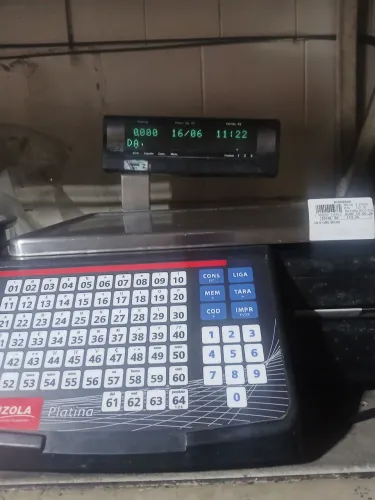 Balança eletrônica computadorizada 15kgs filizola platina cl impressora